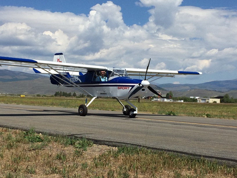 Kitfox702KS Ron in the pilot's seat
