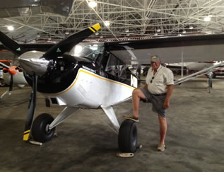 Mel Dorr with his 2011 Husky A1B